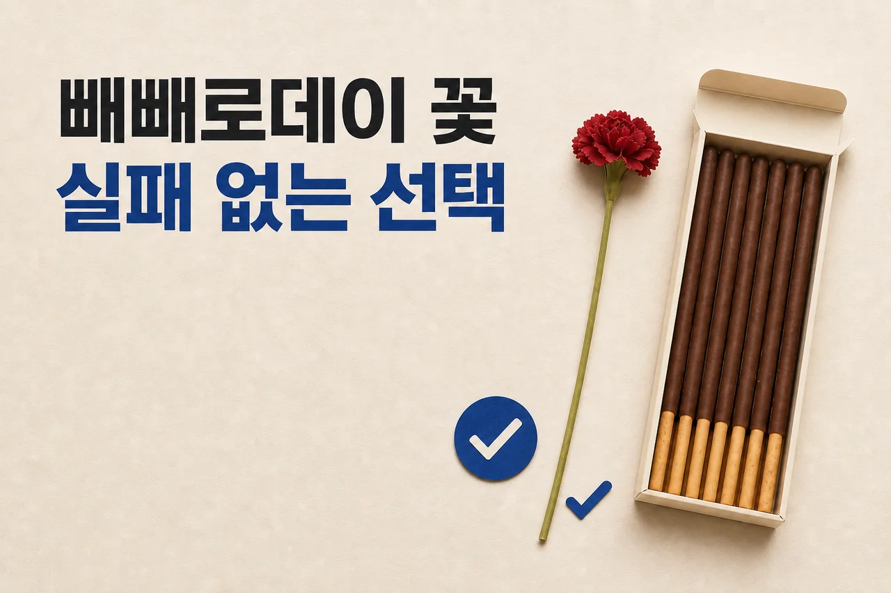 빼빼로데이 꽃 선물, 어떻게 고르면 실패 없을까 대표 이미지