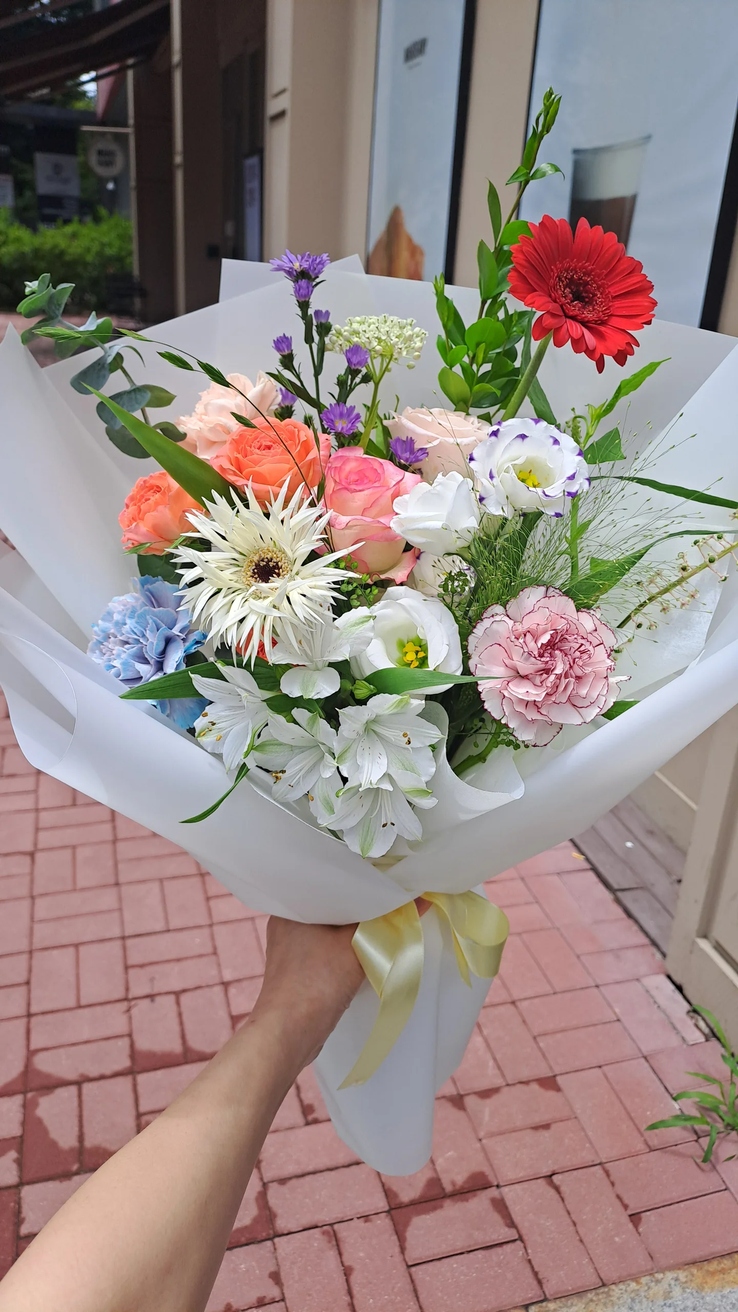 꽃 작품 사진, 레드 · 코랄 · 핑크